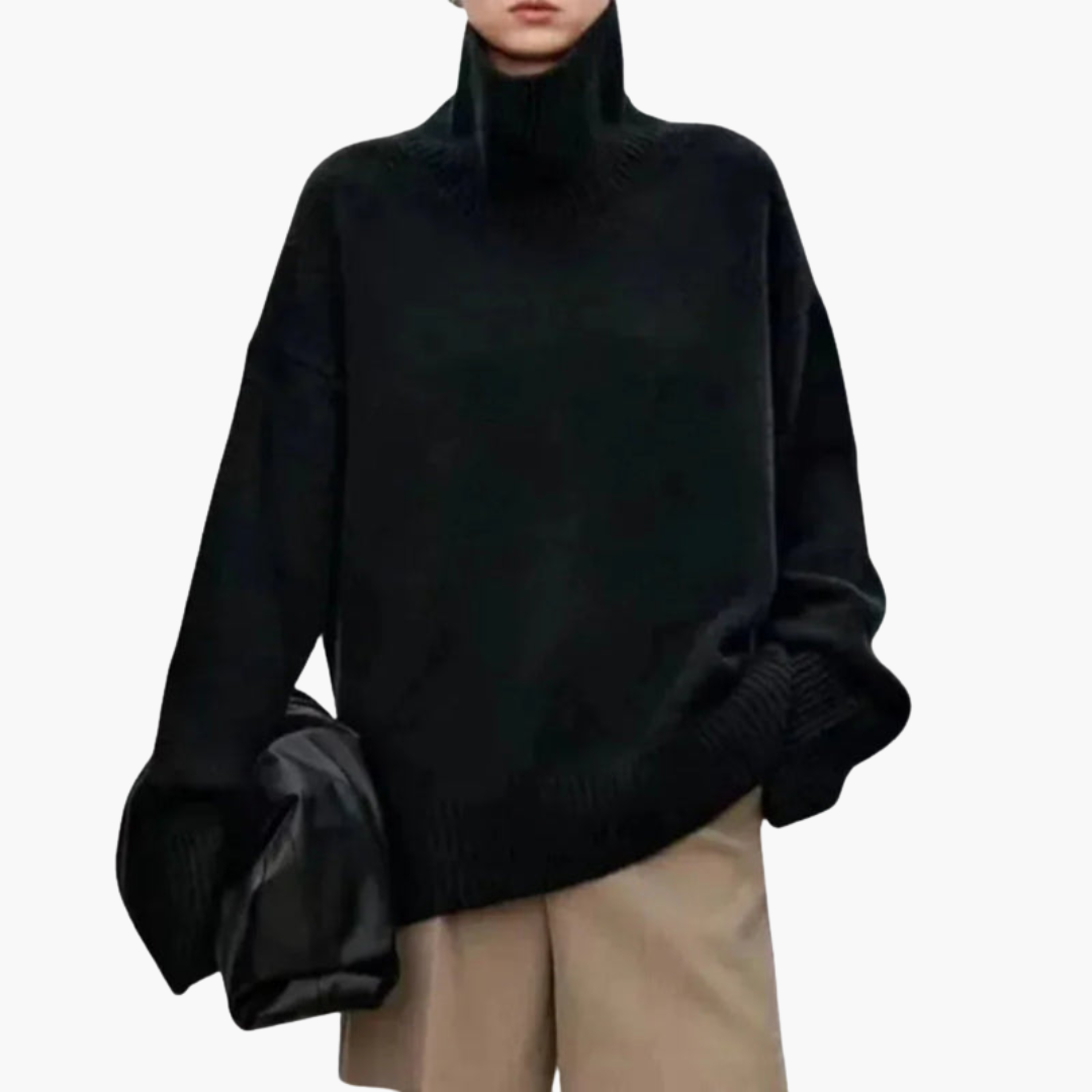 Eliorae Oversized High Neck Sweater