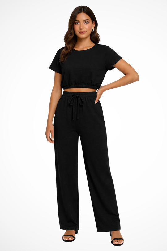 Elovira Cotton Blend Two Piece Set