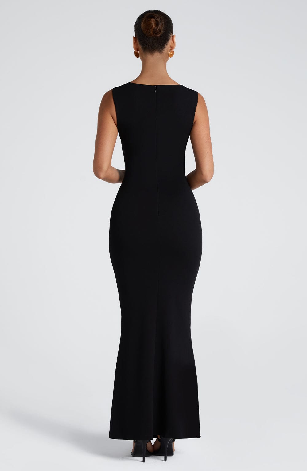 Adeline Square Neckline Bodycon Maxi Dress