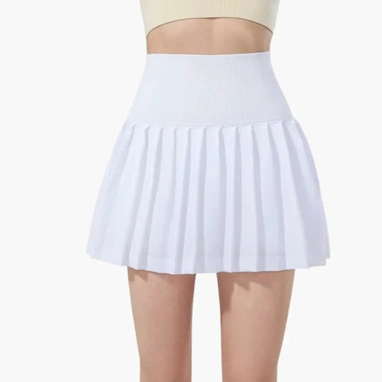Elor Plain Woven High Waist Midi Skirt