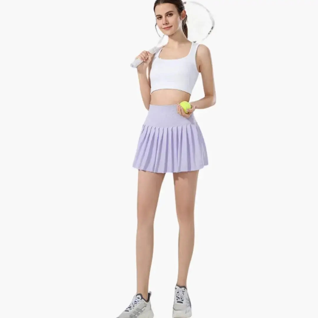 Elor Plain Woven High Waist Midi Skirt