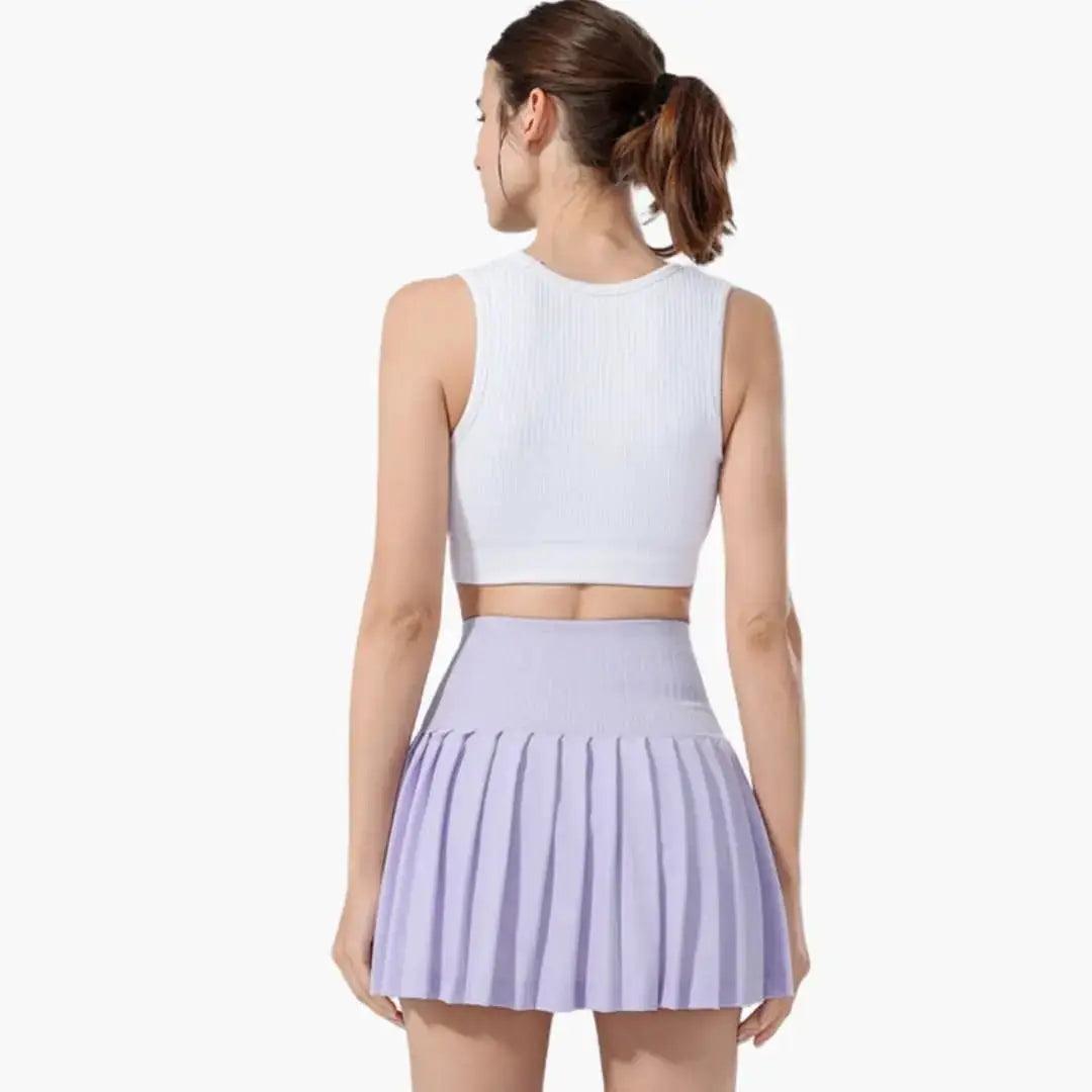 Elor Plain Woven High Waist Midi Skirt