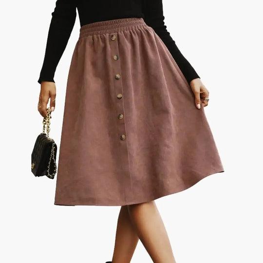 Lorielle Woven Midi Skirt