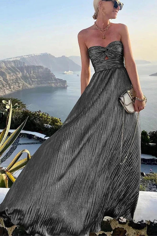Celosia Strapless Maxi Dress