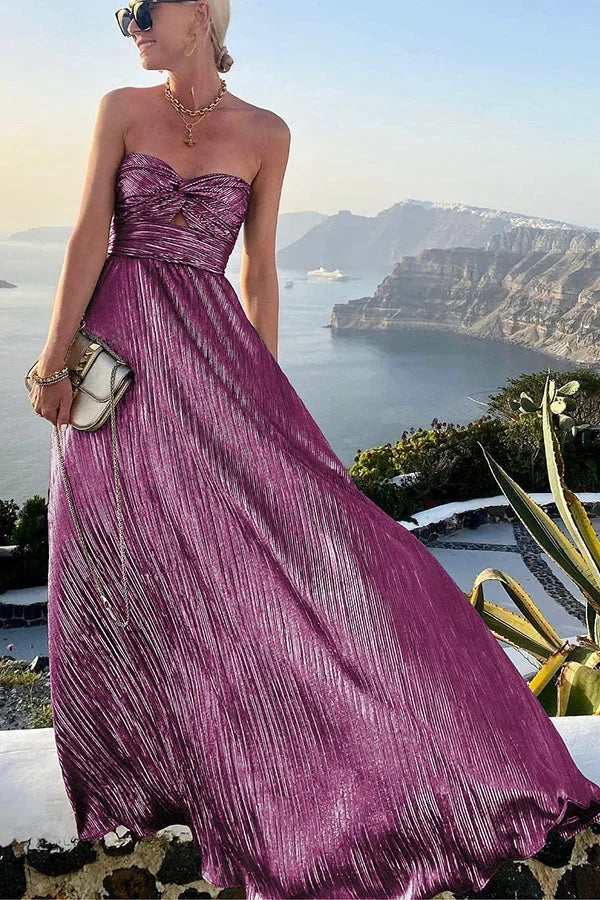 Celosia Strapless Maxi Dress