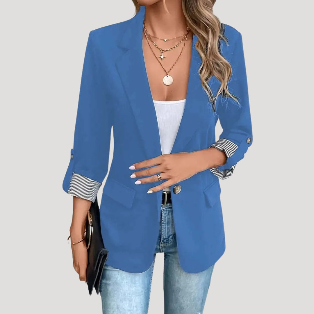 Elara Single Breasted Roll Up Blazer