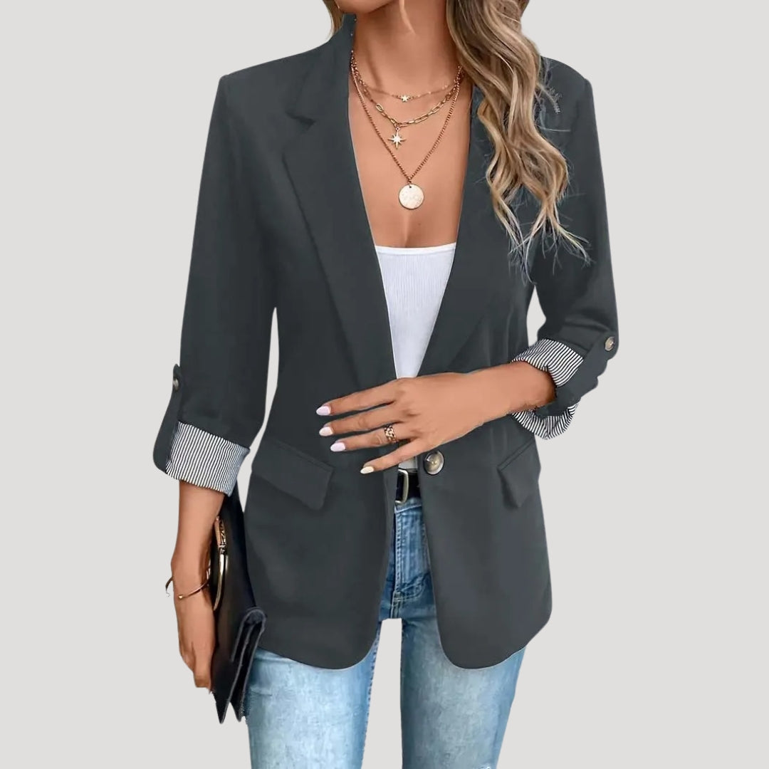Elara Single Breasted Roll Up Blazer