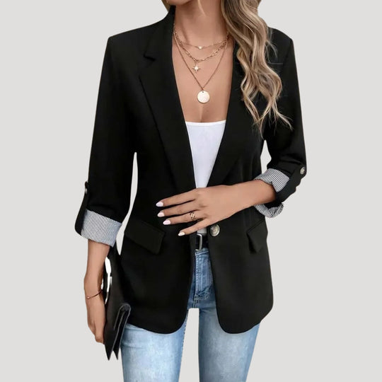 Elara Single Breasted Roll Up Blazer