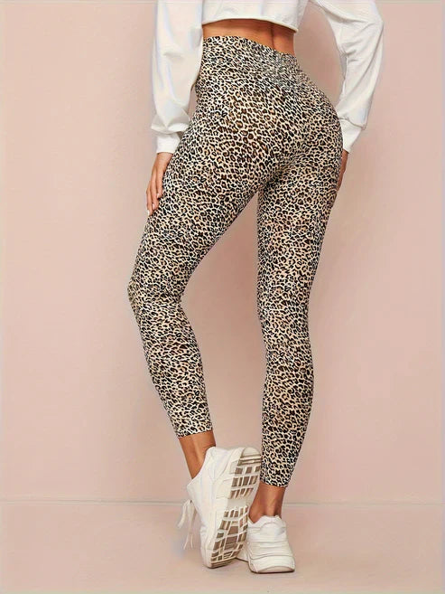 Livia Leopard Print High Waist Legging