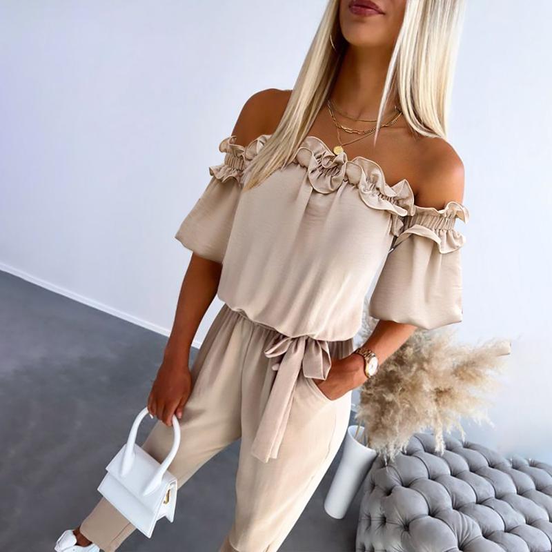 Amorelle Off Shoulder Jumpsuit