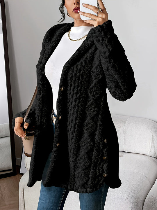 Rena Soft Hooded Cardigan