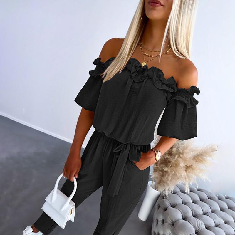 Amorelle Off Shoulder Jumpsuit