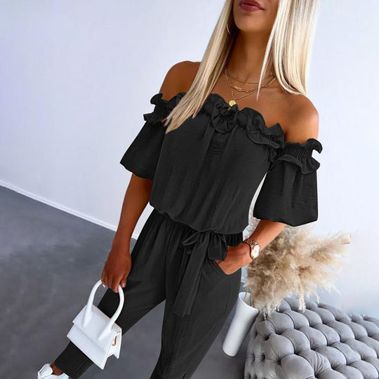 Amorelle Off Shoulder Jumpsuit