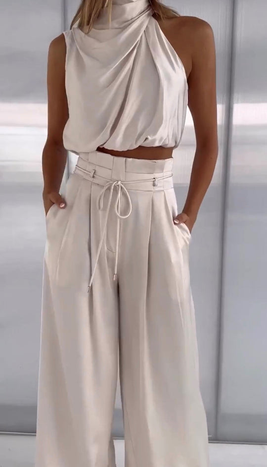 Ismerie Cotton Linen Two-Piece Set