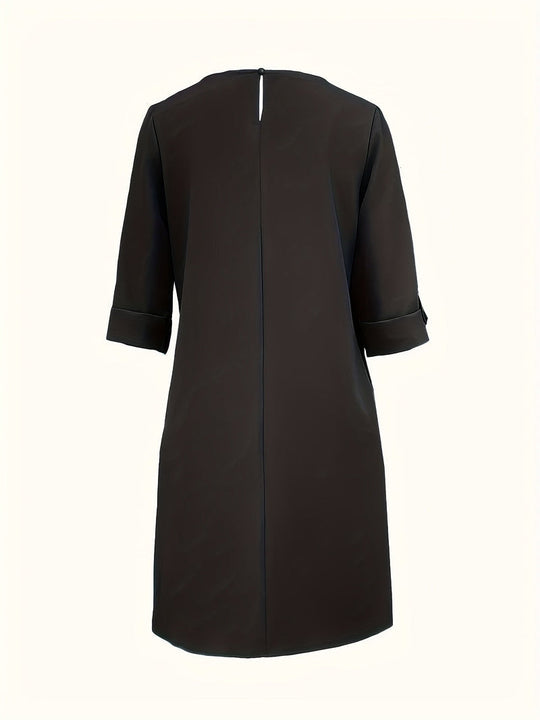 Grace Round Neck Midi Dress