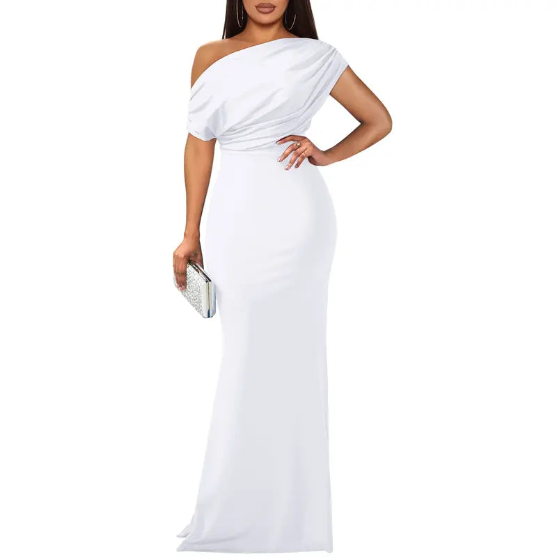 Sienna Off-Shoulder Bodycon Evening Dress