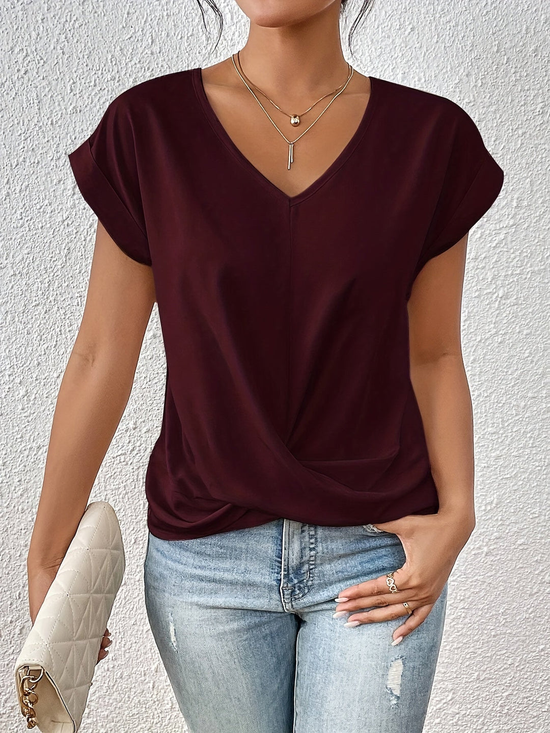 Cressida V-Neck T-Shirt