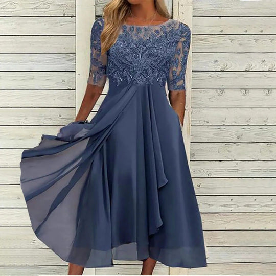 Olivia Midi Evening Dress