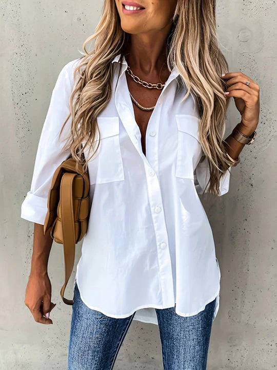 Coralie Button-Up Blouse