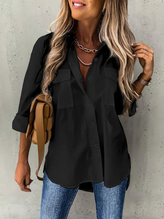 Coralie Button-Up Blouse