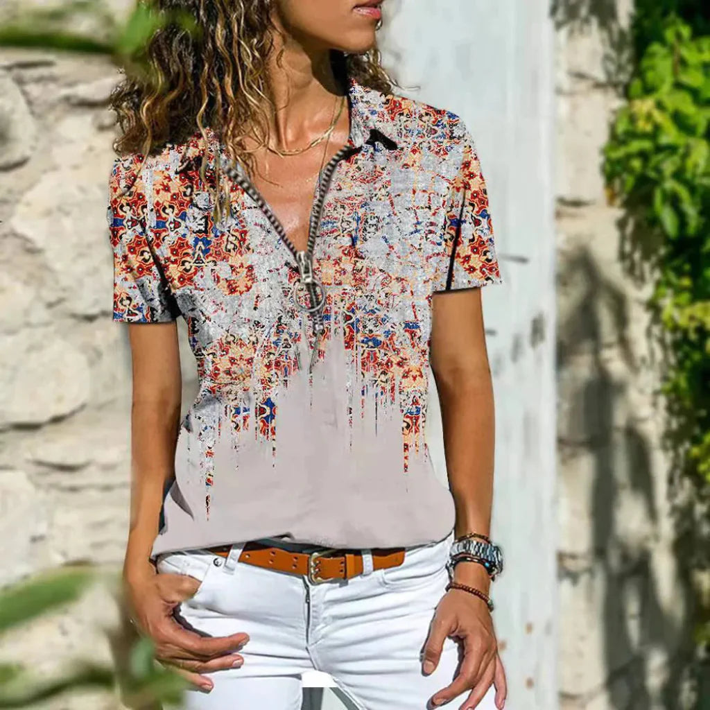 Amber Detailed Design Shirt