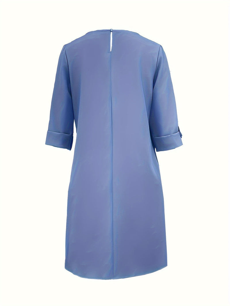 Grace Round Neck Midi Dress