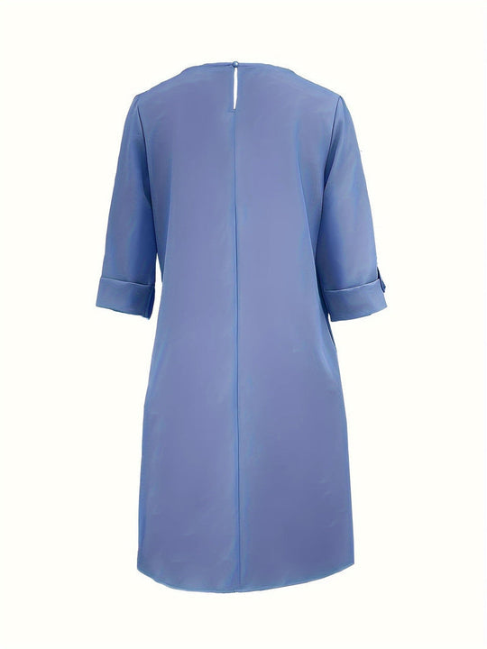 Grace Round Neck Midi Dress