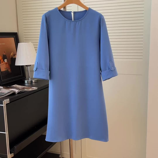 Grace Round Neck Midi Dress