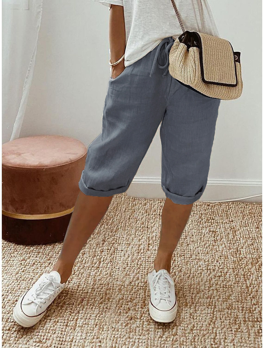 Cherry Capri Design Trousers
