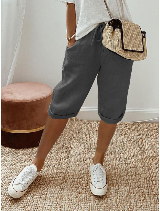 Cherry Capri Design Trousers