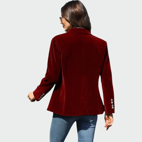 Lunelle Tailored Velvet Blazer