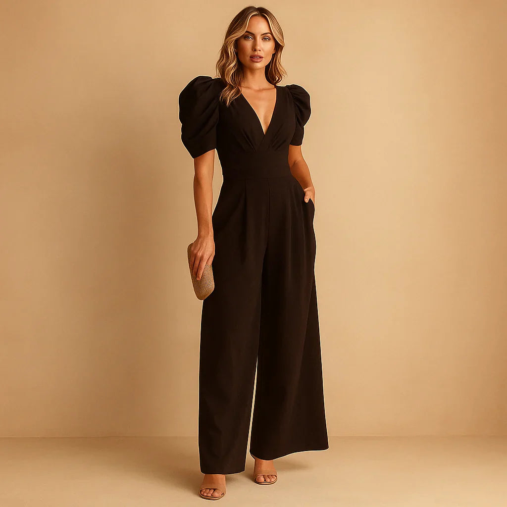 Sorellea Puff Sleeve Jumpsuit