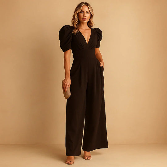 Sorellea Puff Sleeve Jumpsuit