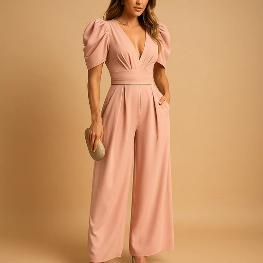 Sorellea Puff Sleeve Jumpsuit