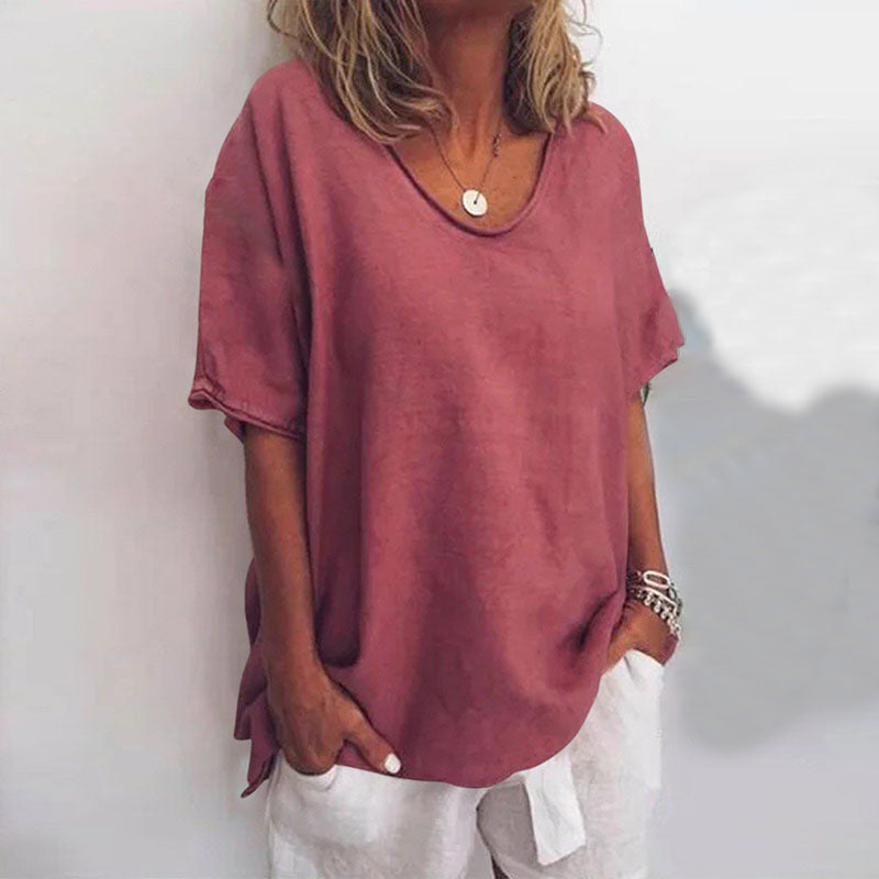 Dorelia V-Neck Flow T-Shirt