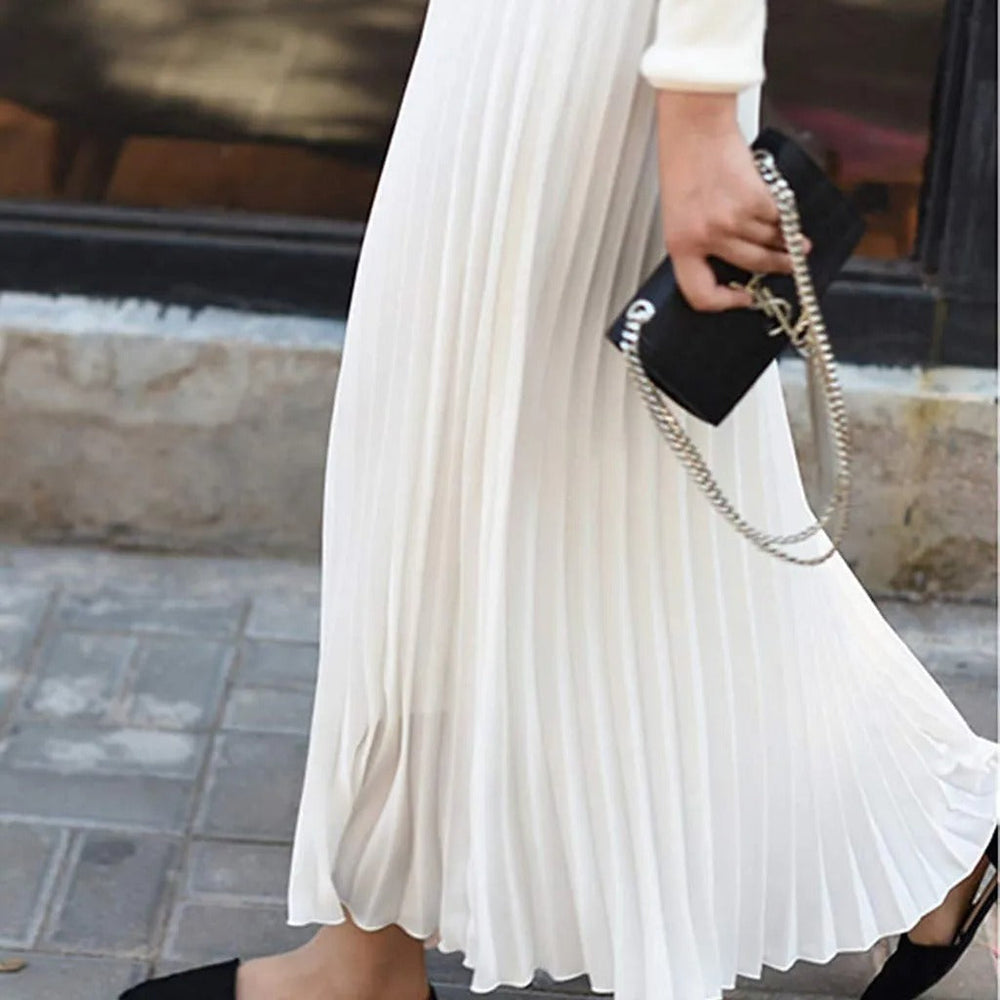 Marielle Pleated High Waist Skirt