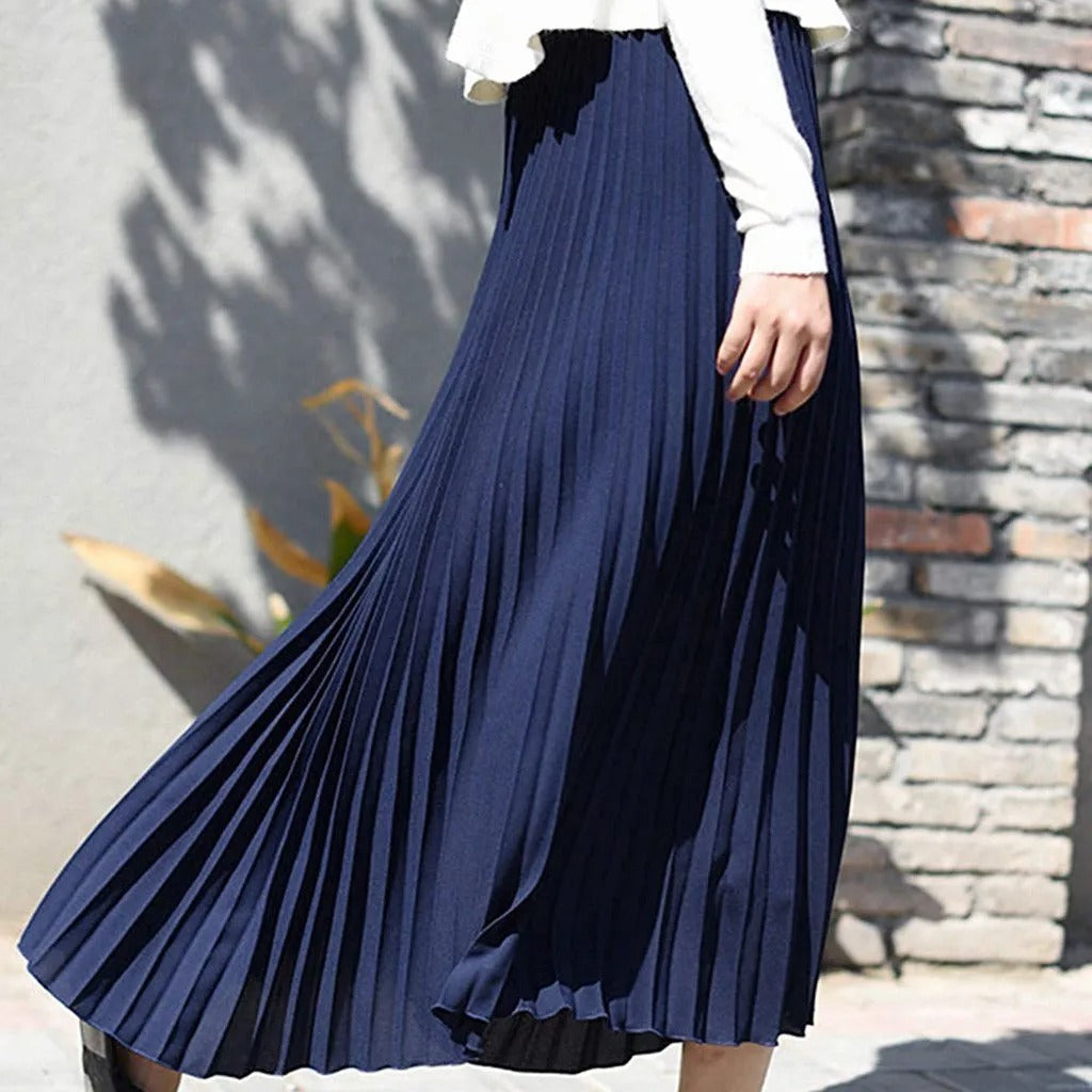 Marielle Pleated High Waist Skirt