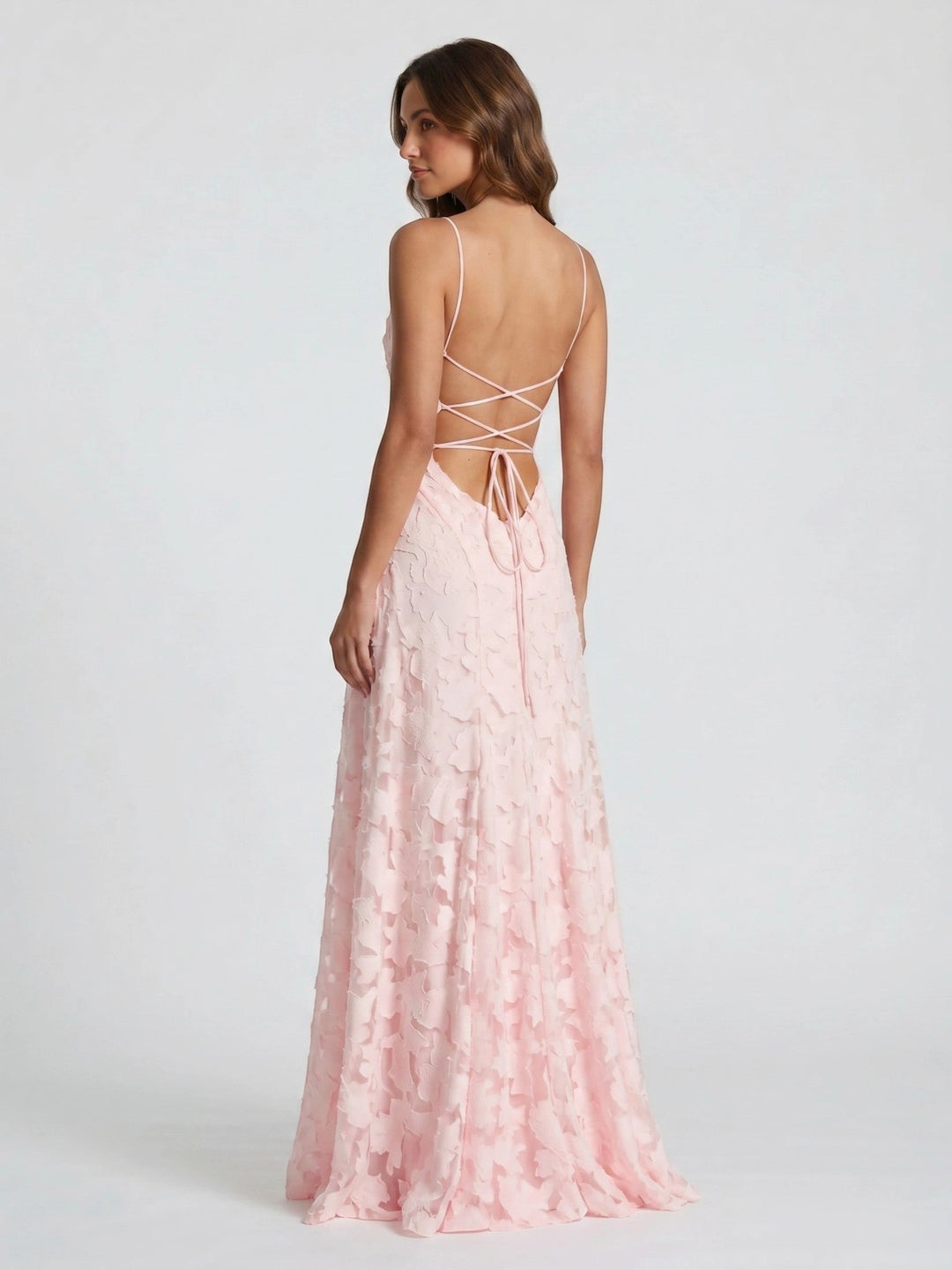 Aurora Floral Textured Gown