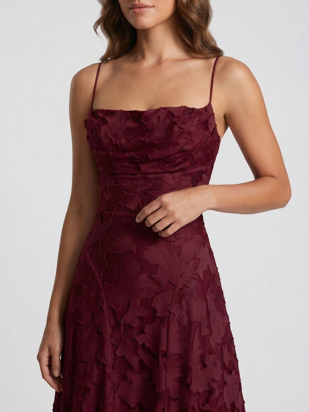 Aurora Floral Textured Gown