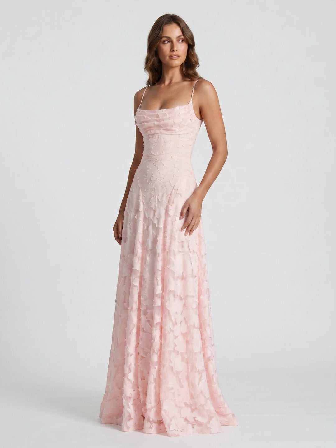 Aurora Floral Textured Gown