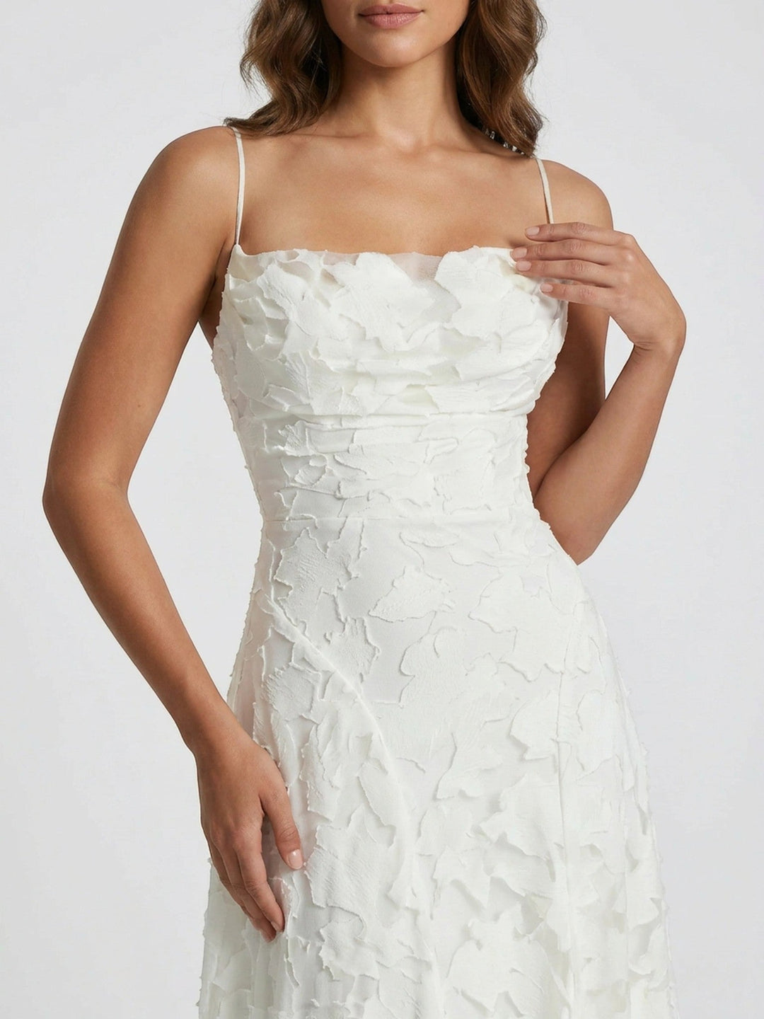Aurora Floral Textured Gown