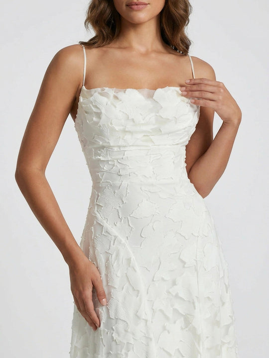 Aurora Floral Textured Gown