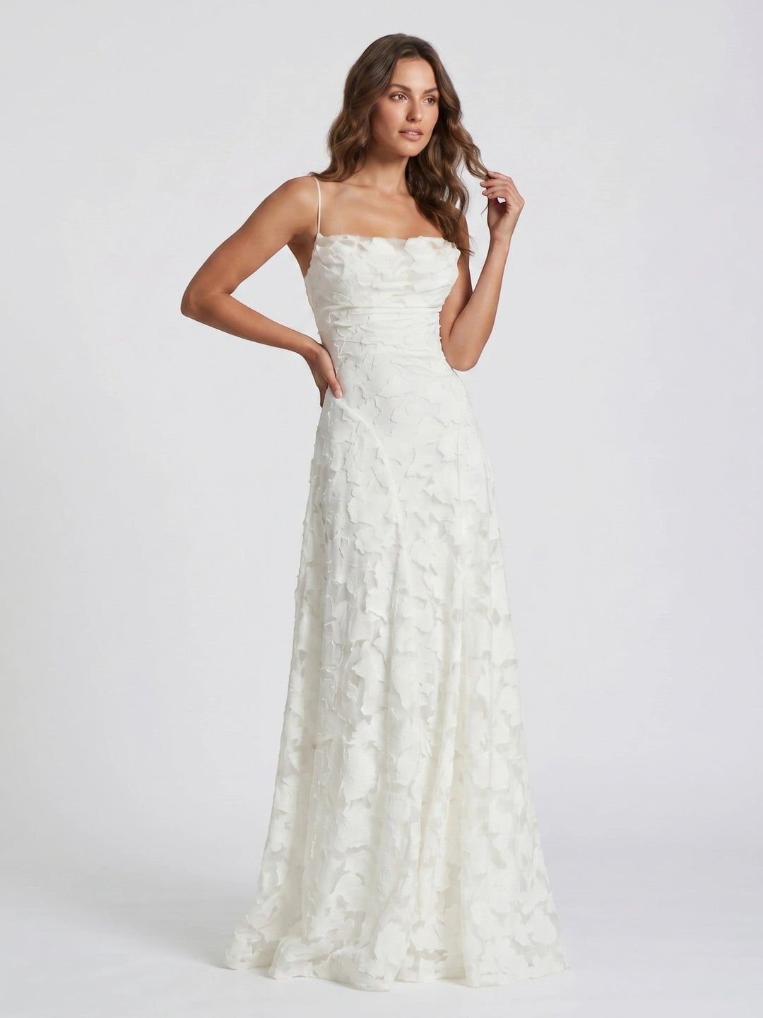 Aurora Floral Textured Gown