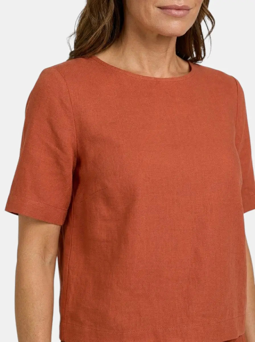 Elara Breathable Linen Loungewear Set