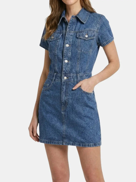 Primrose Denim Blend Mini Dress