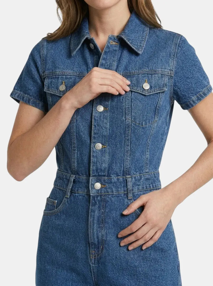 Primrose Denim Blend Mini Dress