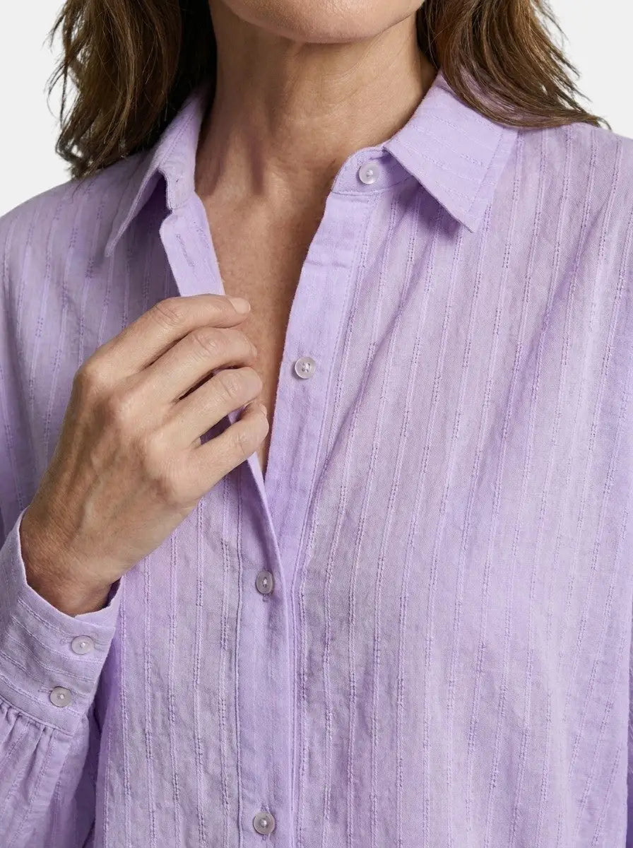 Seralune Cotton Broderie Stripe Short Set