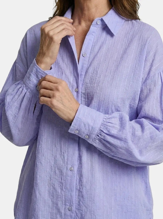 Seralune Cotton Broderie Stripe Short Set