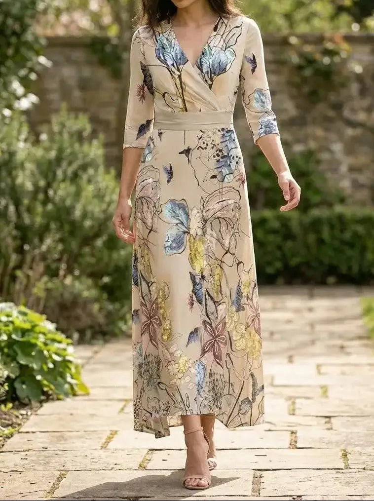 Sapphire Flow Maxi Dress