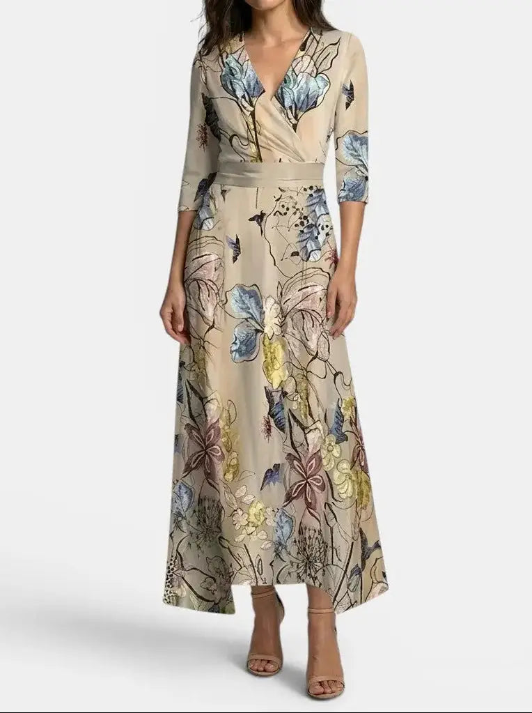 Sapphire Flow Maxi Dress